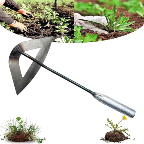 HASTHIP 28cm Weeder Hand Tool for Garden Lawn, Portable Hand Weeder for Terrace Garden, Durable Hand Weeder Manual Weed Puller for Lawn, Garden, Plant Pot, Vegetable Fields HASTHIP 28cm Weeder Hand Tool for Garden Lawn, Portable Hand Weeder for Terrace Garden, Durable Hand Weeder Manual Weed Puller for Lawn, Garden, Plant Pot, Vegetable Fields